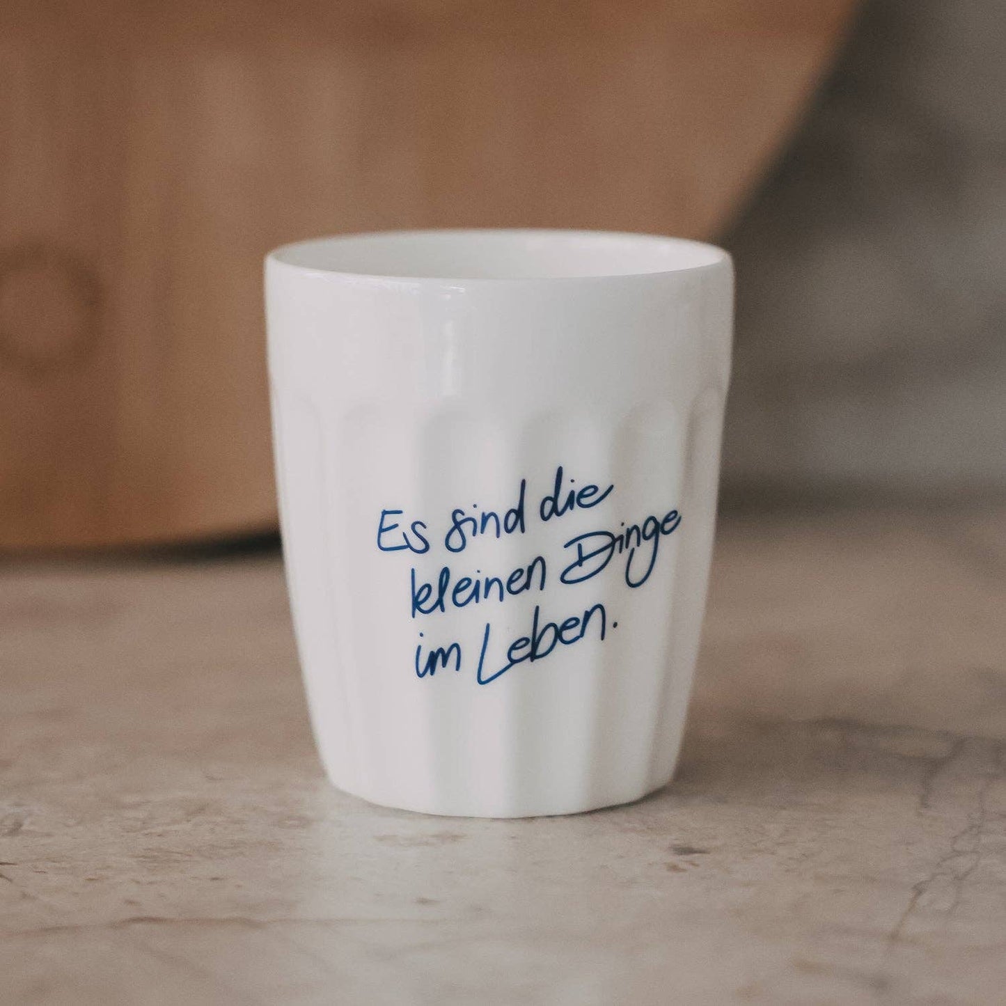 Becher Kleine Dinge dunkelblau (VE = 4 Stk.)
