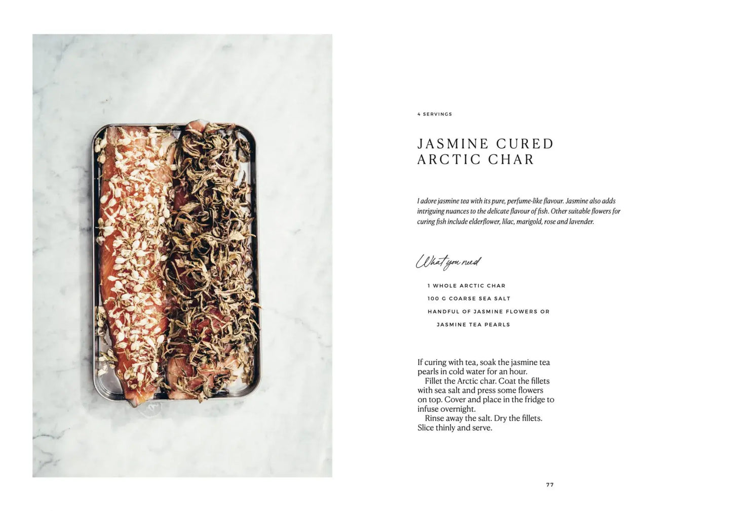 Blumen auf einem Teller