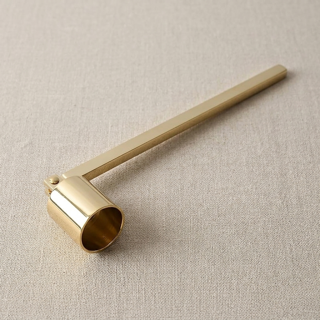 Kerzenlöscher aus Edelstahl: Silber
