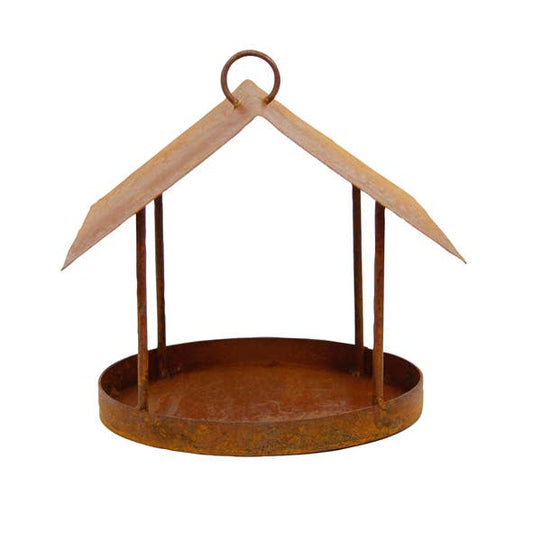 Metall Futterhaus Zum Hängen, L25cm B25cm H21cm, R