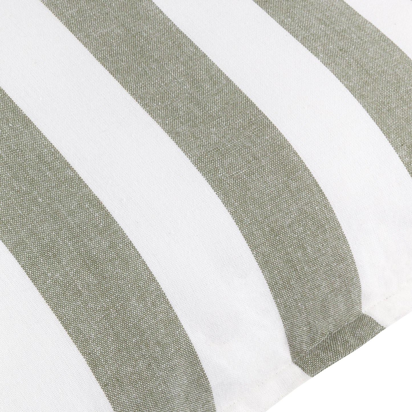 Hayle Outdoor-Kissen grün gestreift – 50 × 50 cm