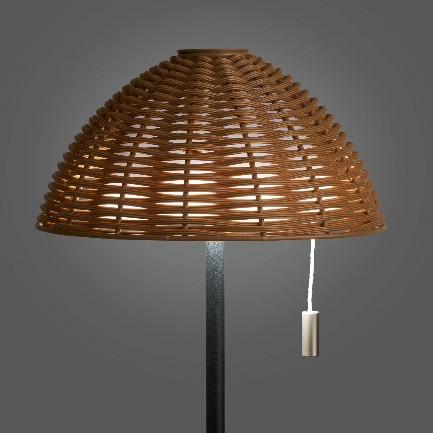 Wigan LED Tischlampe - Natur / Schwarz