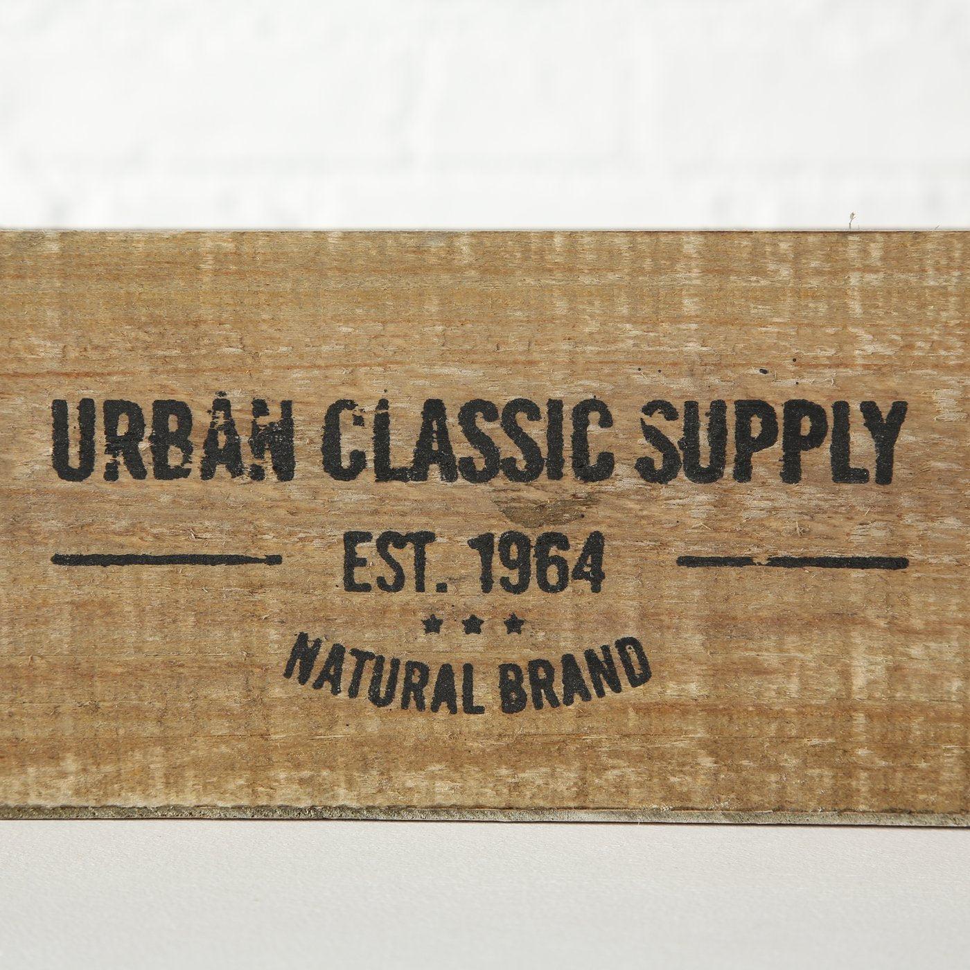 Holzkiste braun Dekokiste shabby Kiste Obstkiste Holz Deko Landhaus mit Griffen