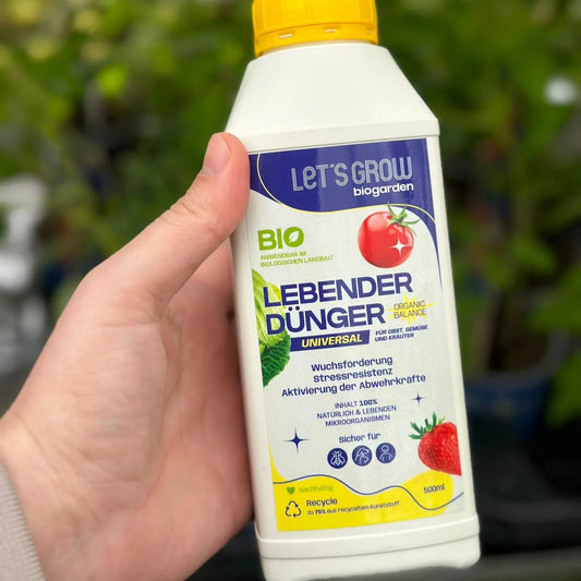 Lebender Universal Dünger Organic-Balance – Natürliche Stärke für gesunde Pflanzen