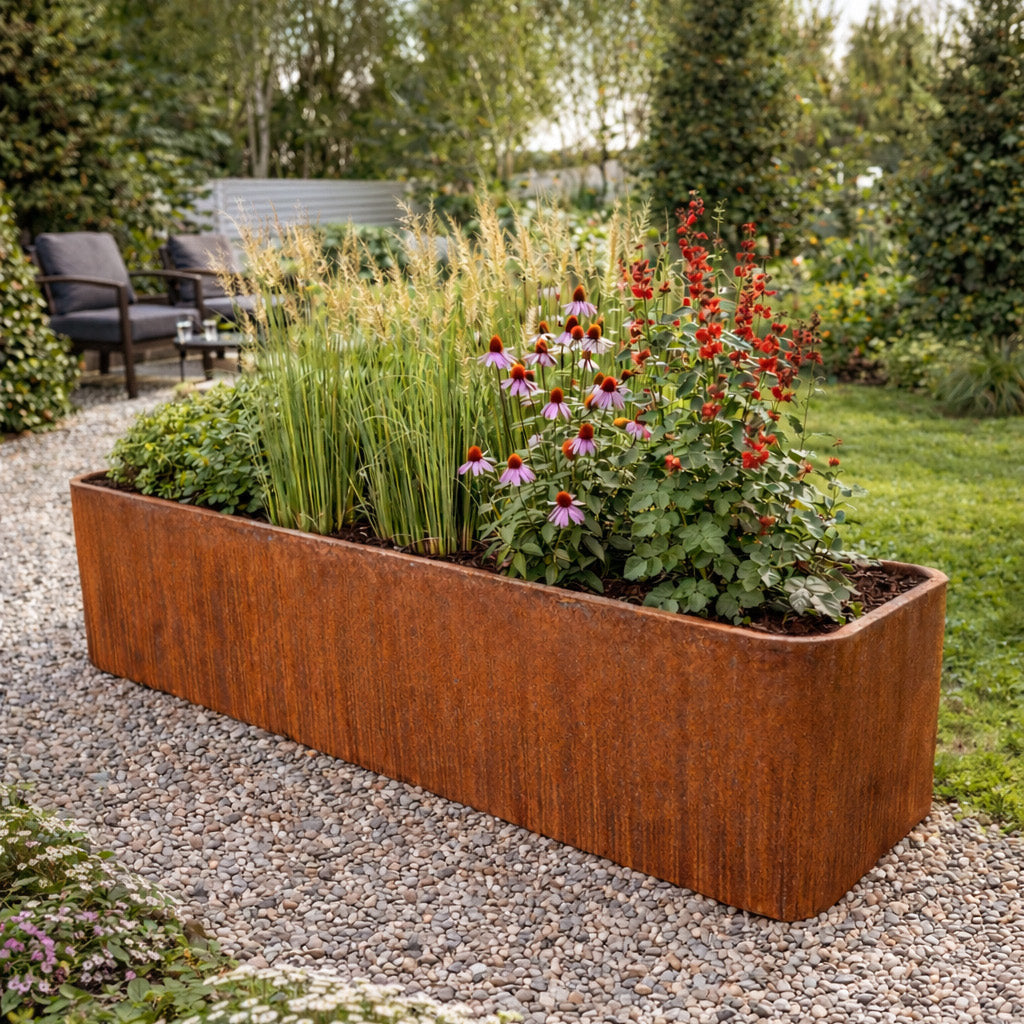 Pflanzeinfassung Riva, 200 × 100 cm, ohne Boden