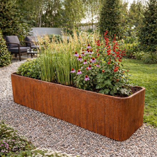 Pflanzeinfassung Riva, 200 × 100 cm, ohne Boden