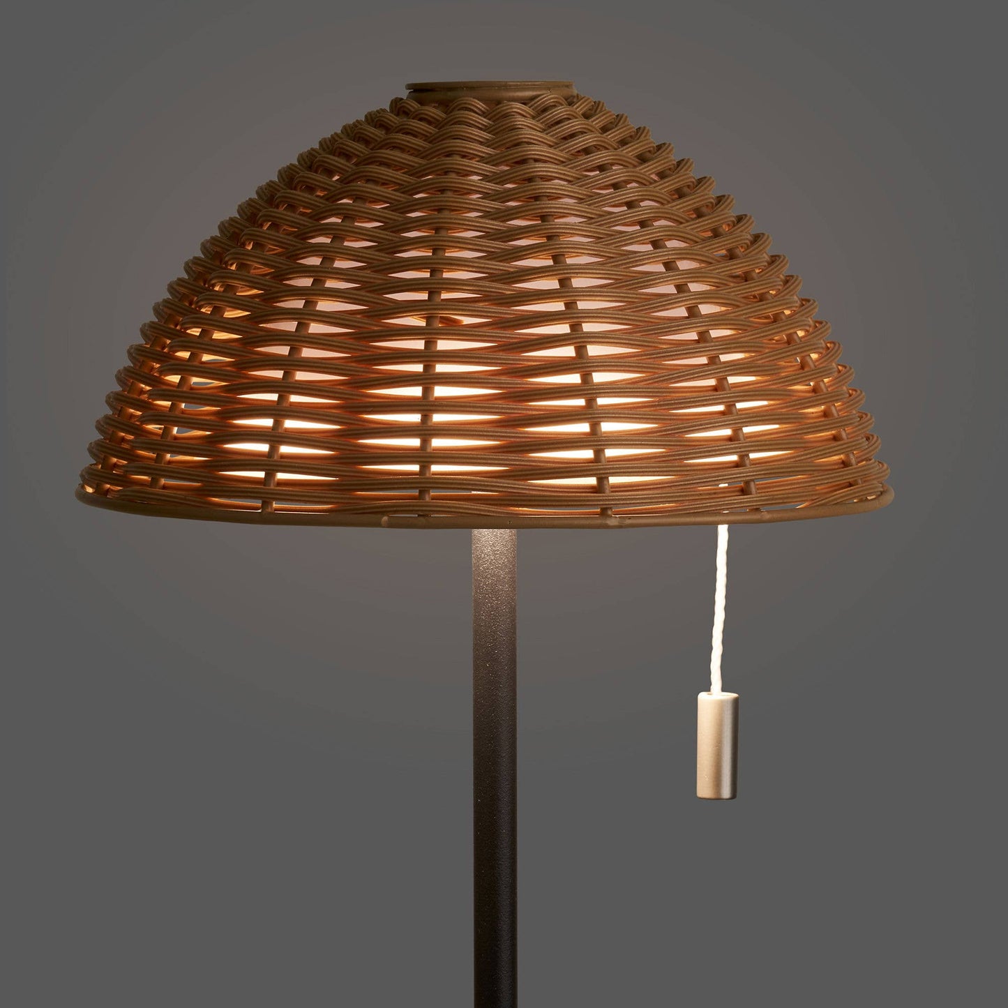 Wigan LED Tischlampe - Natur / Schwarz