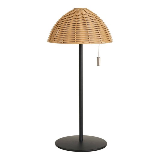 Wigan LED Tischlampe - Natur / Schwarz