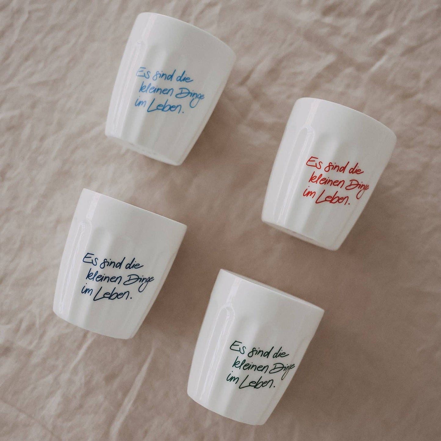 Becher Kleine Dinge dunkelblau (VE = 4 Stk.)