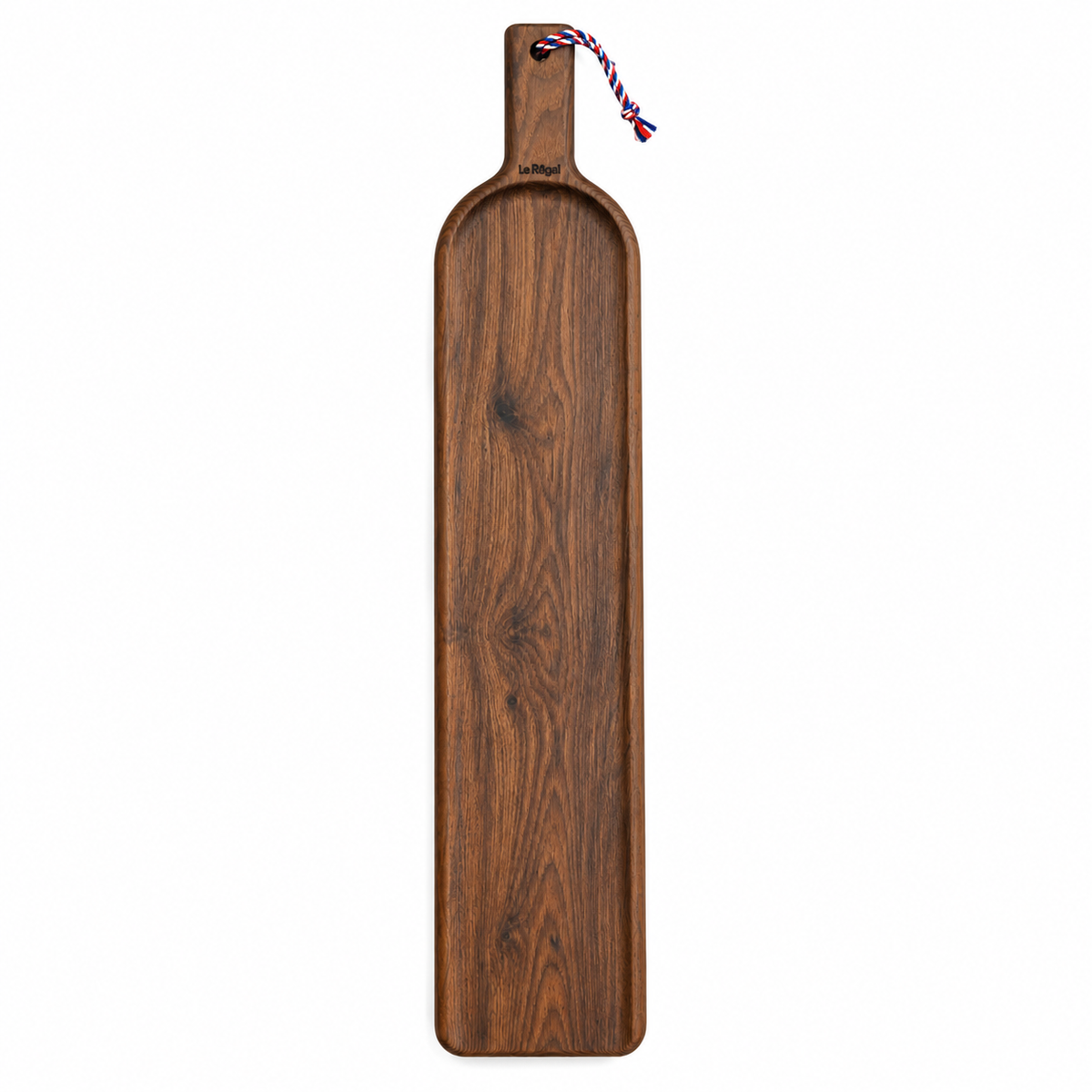 Aperitifbrett aus wärmebehandelter Esche, 80 cm lang