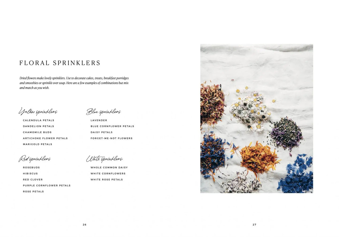 Blumen auf einem Teller