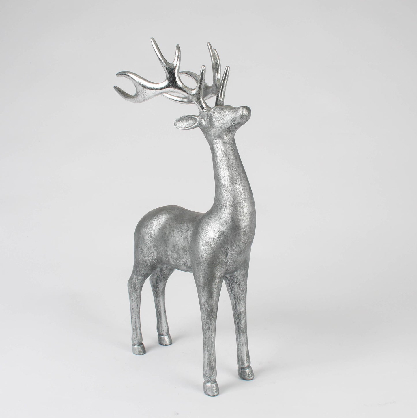 Hirsch Figur Silber – 42,5 cm