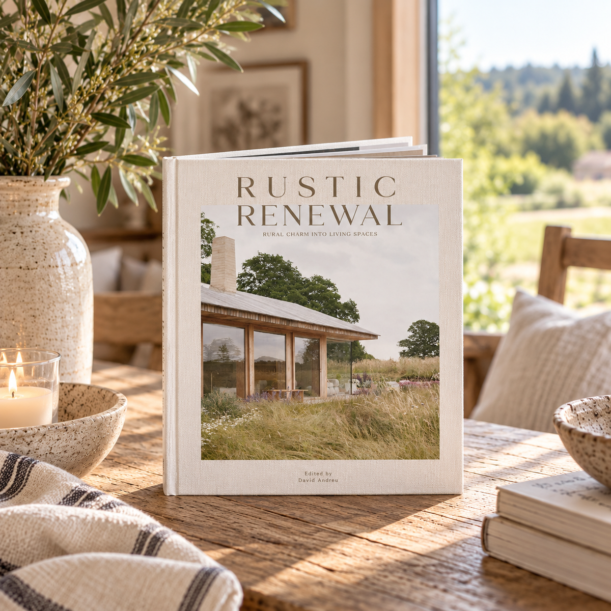 Bildband Rustic Renewal, Hardcover, 280 Seiten, Landhausstil