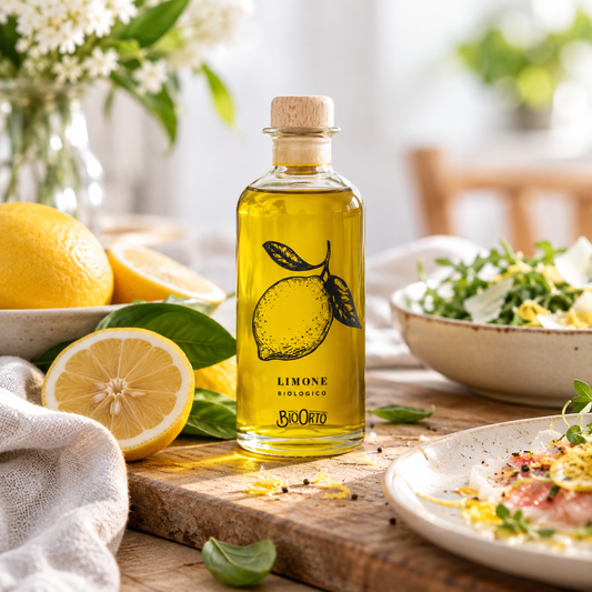 Bio Zitronen-Olivenöl, 200 ml, extra nativ & frisch