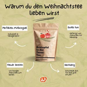 Bratapfel in der Tasse Tee - Deine süße Auszeit im Winter