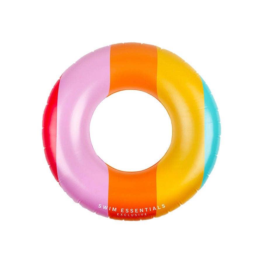 Schwimmring Farbexplosion Mehrfarbig – Ø 90 cm