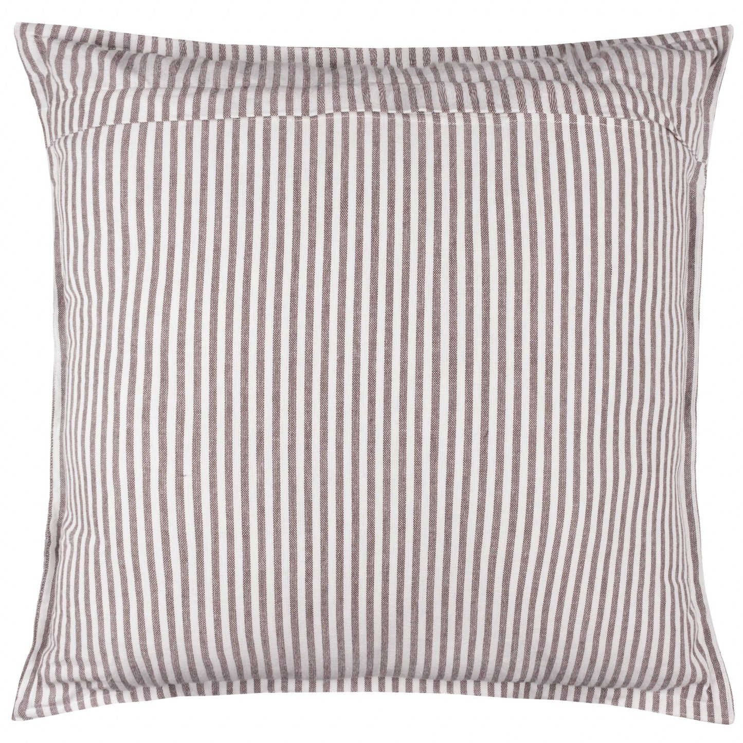 Hayle Outdoor-Kissen Schokolade gestreift – 50 × 50 cm