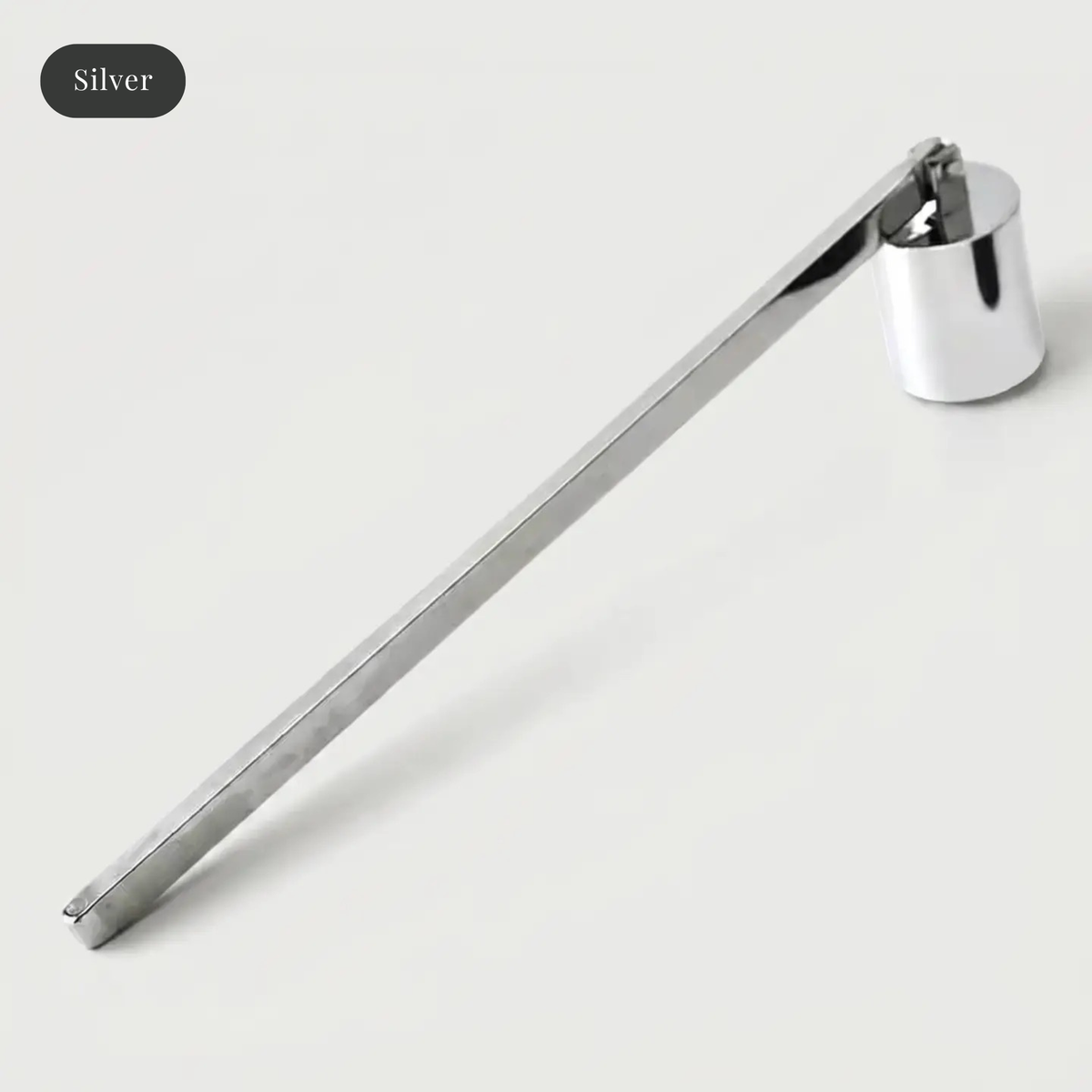 Kerzenlöscher aus Edelstahl: Silber