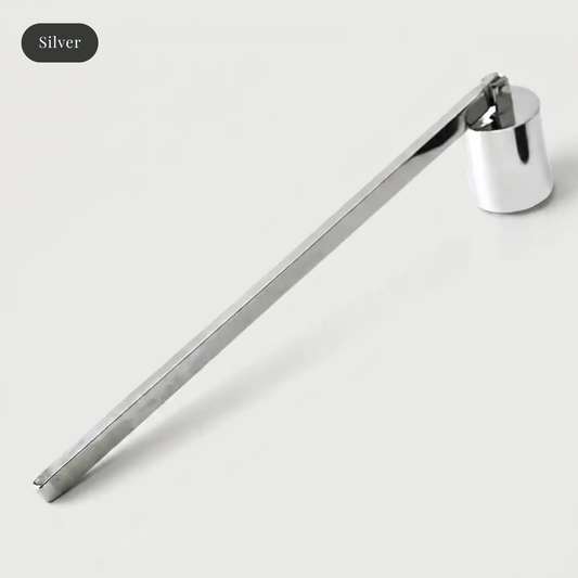 Kerzenlöscher aus Edelstahl: Silber