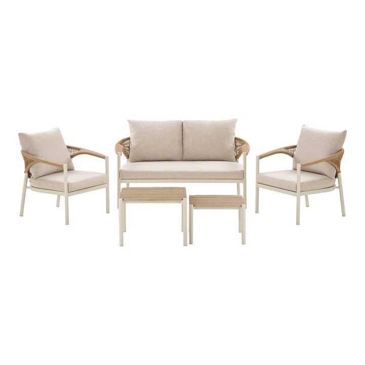 Abela Lounge-Set - Sand / Natur