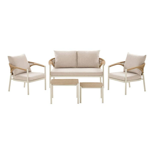 Abela Lounge-Set - Sand / Natur