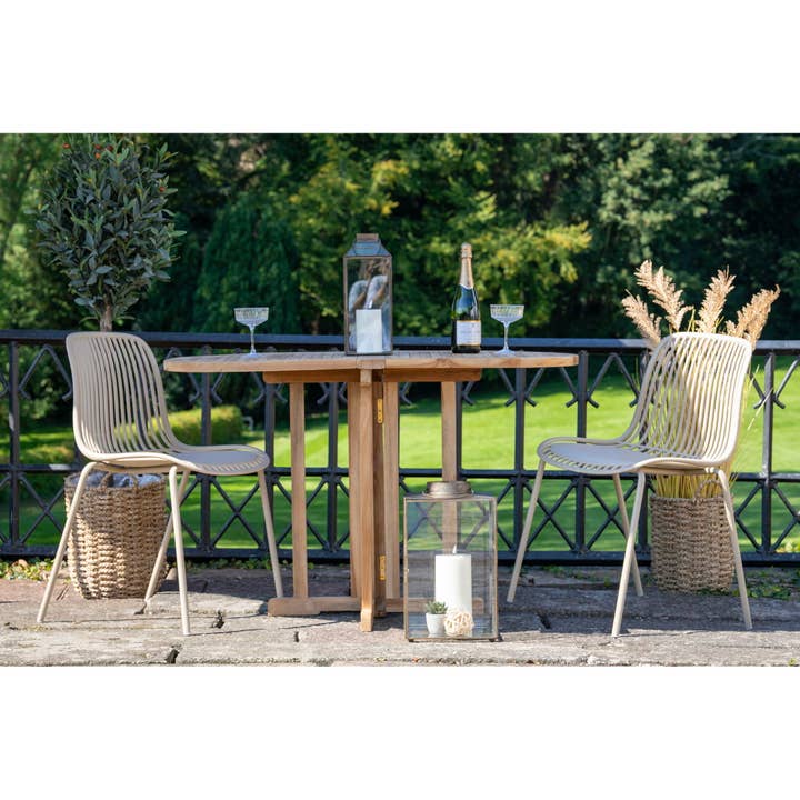 Branson Gartenstuhl. Sand. 55x46,5x82 cm
