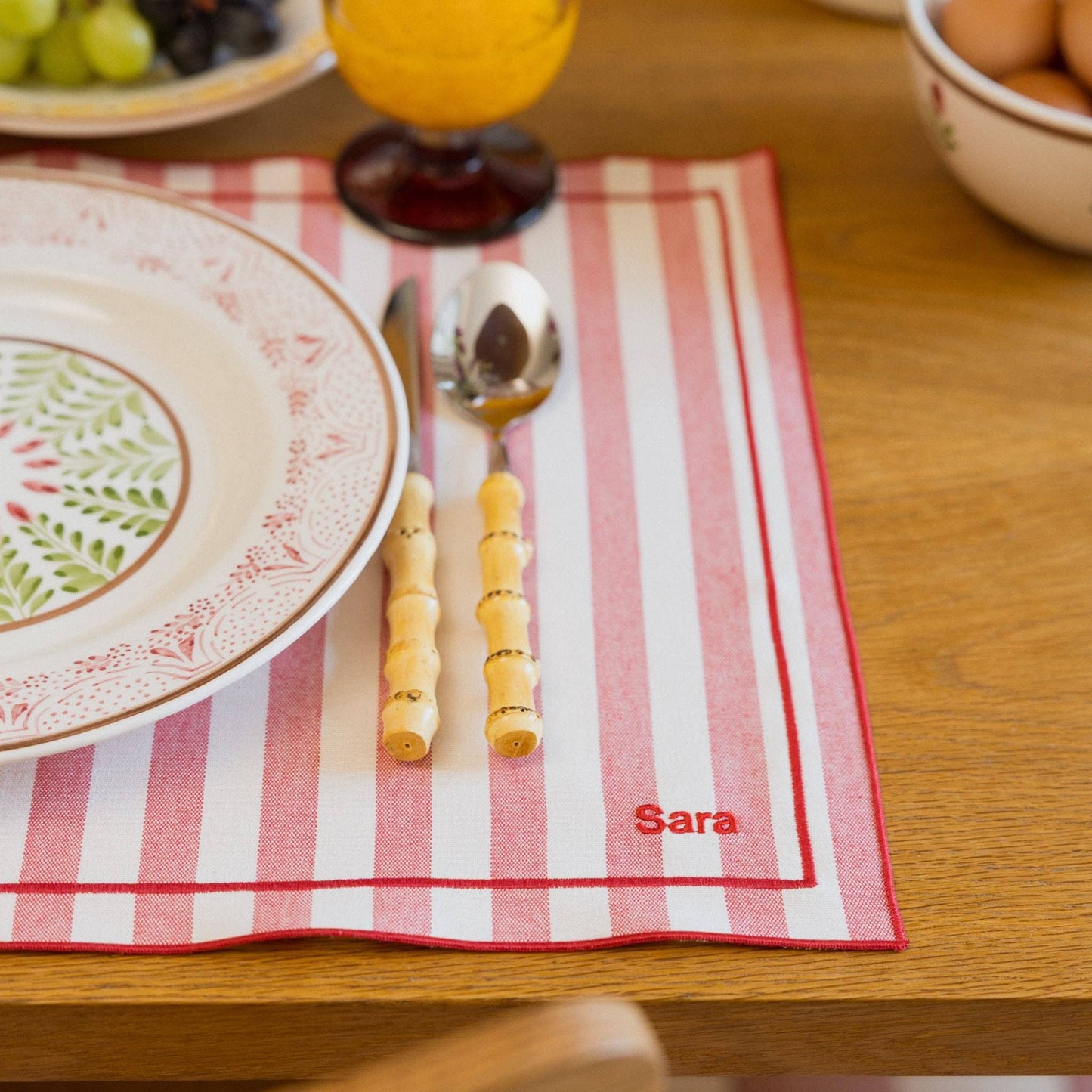 Barra Platzset Rot – 35 × 50 cm