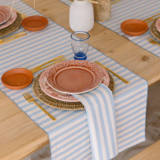 Barra Tischläufer Beige – 50 × 160 cm