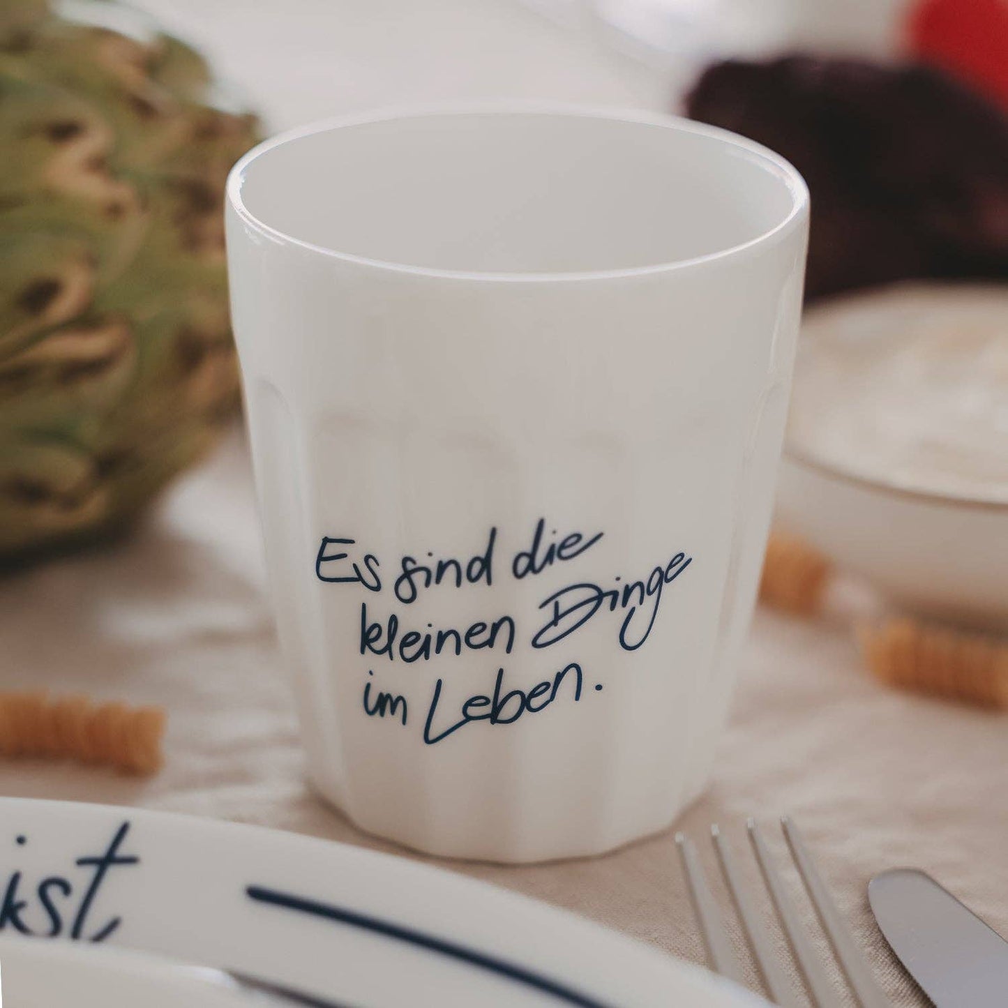 Becher Kleine Dinge dunkelblau (VE = 4 Stk.)