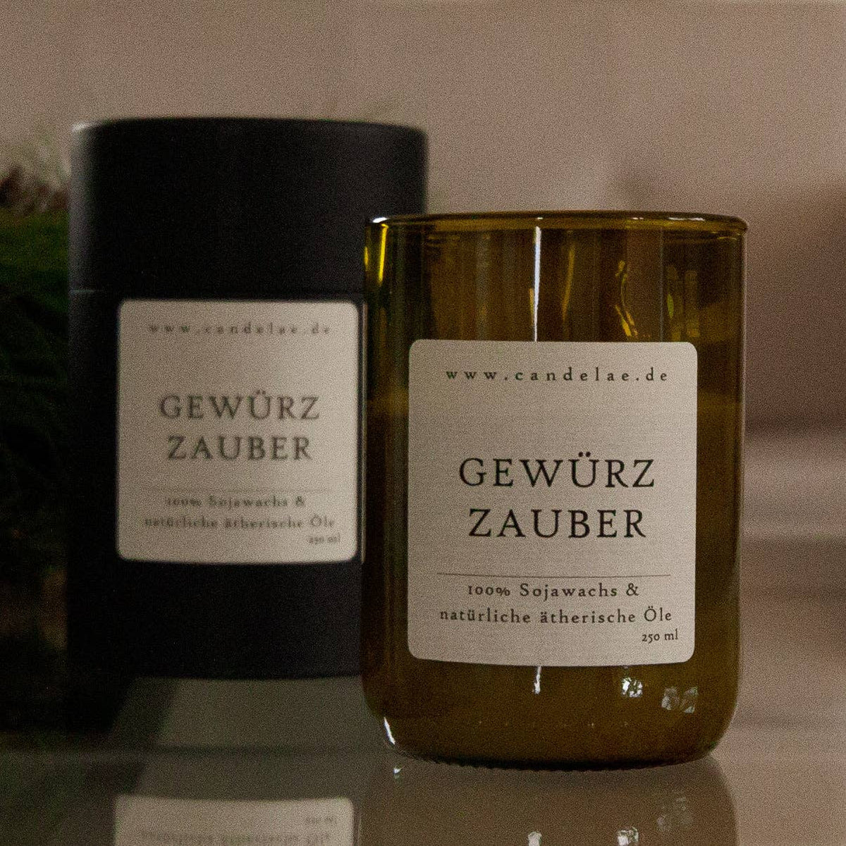 Gewürzzauber Duftkerze, Sojawachs, 250 ml, würzig-zitrisch