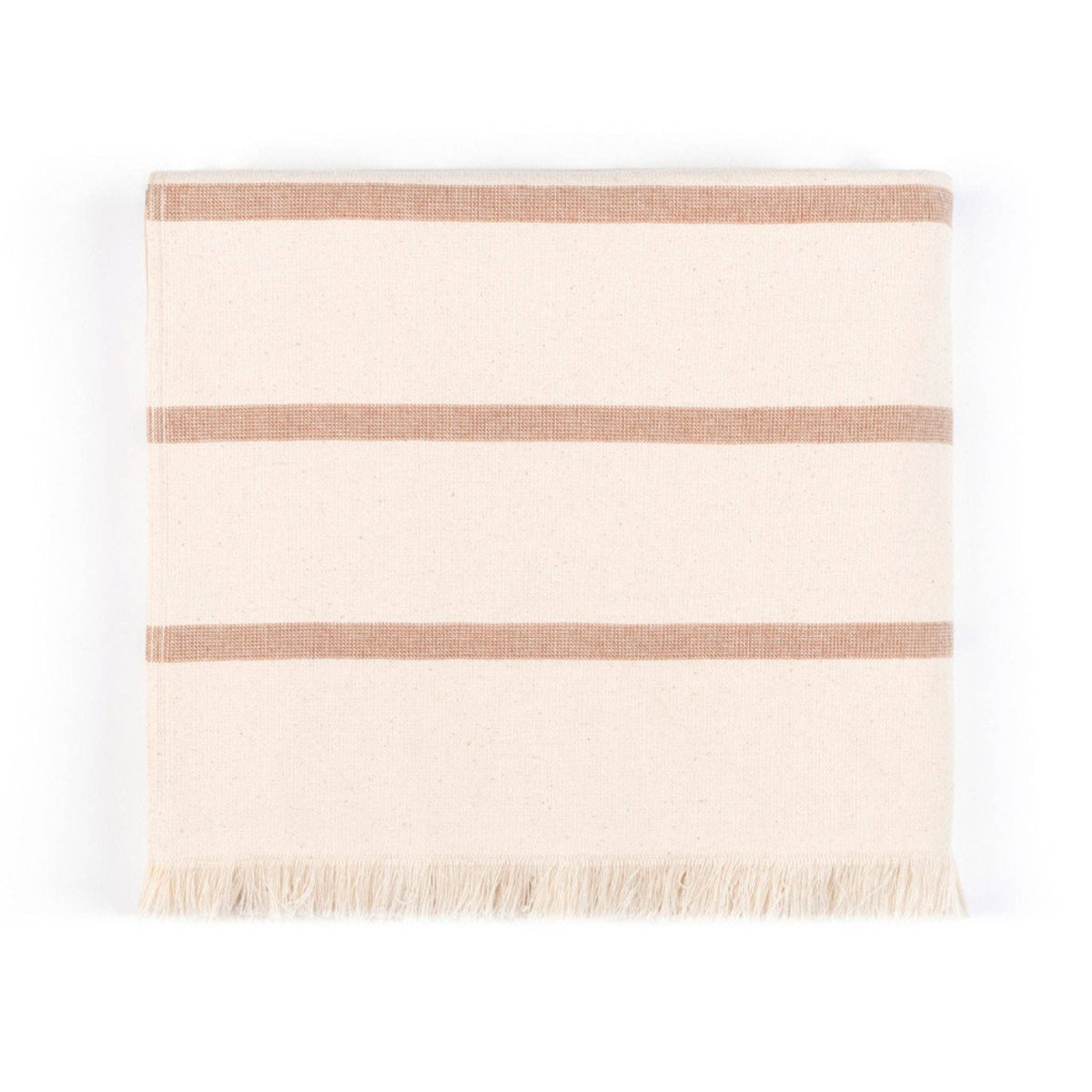 Premium Strandtuch Boa-Nova Beige gestreift