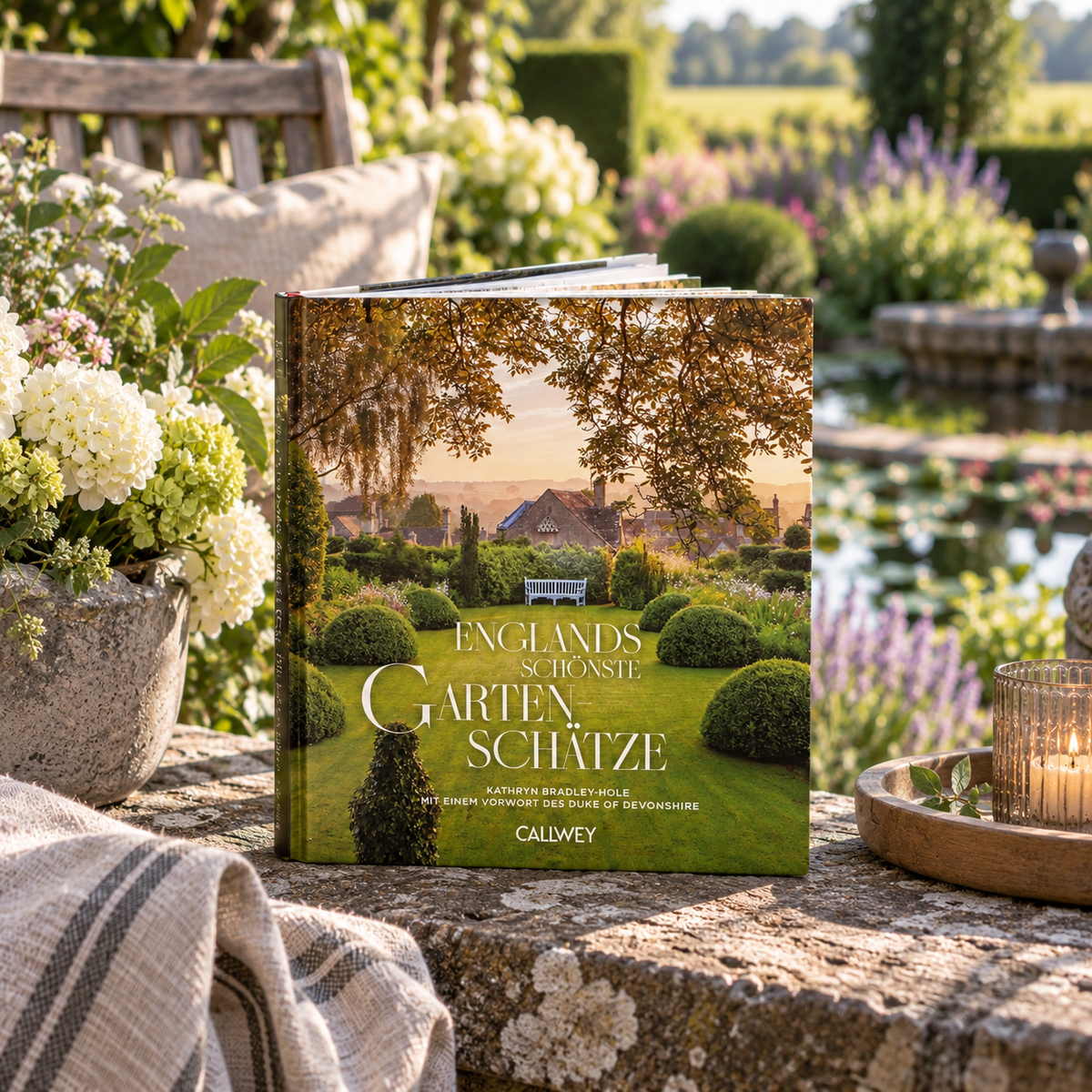 Gartenbuch Englands schönste Gartenschätze, 320 Seiten