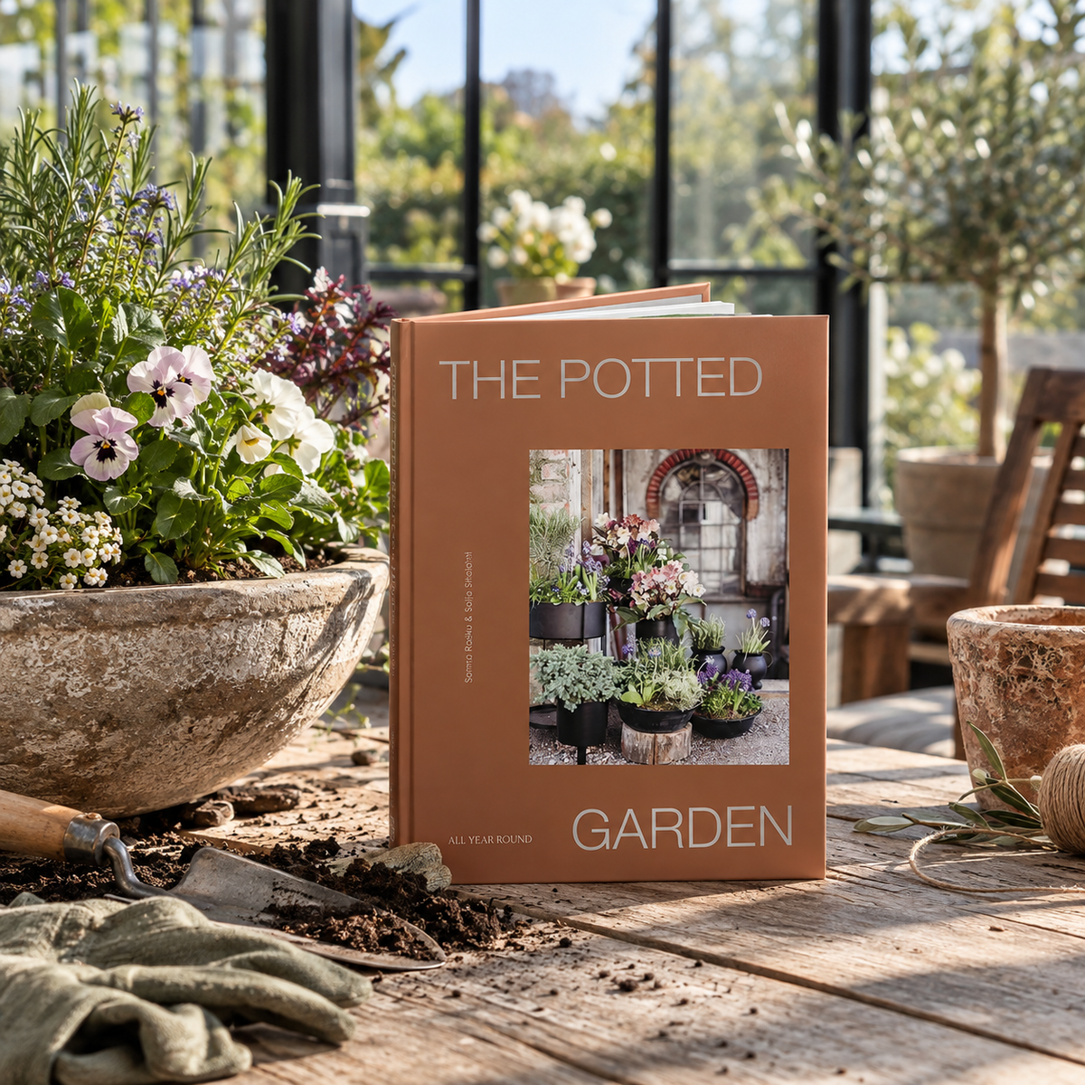 Gartenbuch, The Potted Garden, für blühende Topfarrangements, englischsprachige Ausgabe