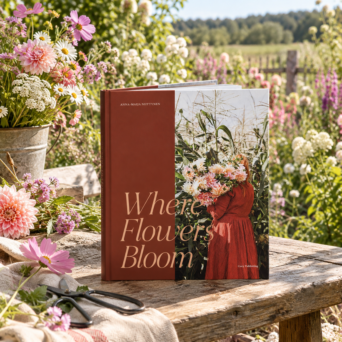Gartenbuch, Where Flowers Bloom, über Schnittblumen & Blumensträuße, englischsprachige Ausgabe