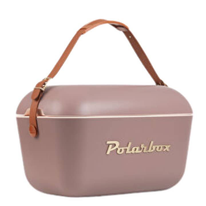 Polarbox Kühlbox, 12 L, Mauve/Lila mit Gold-Details