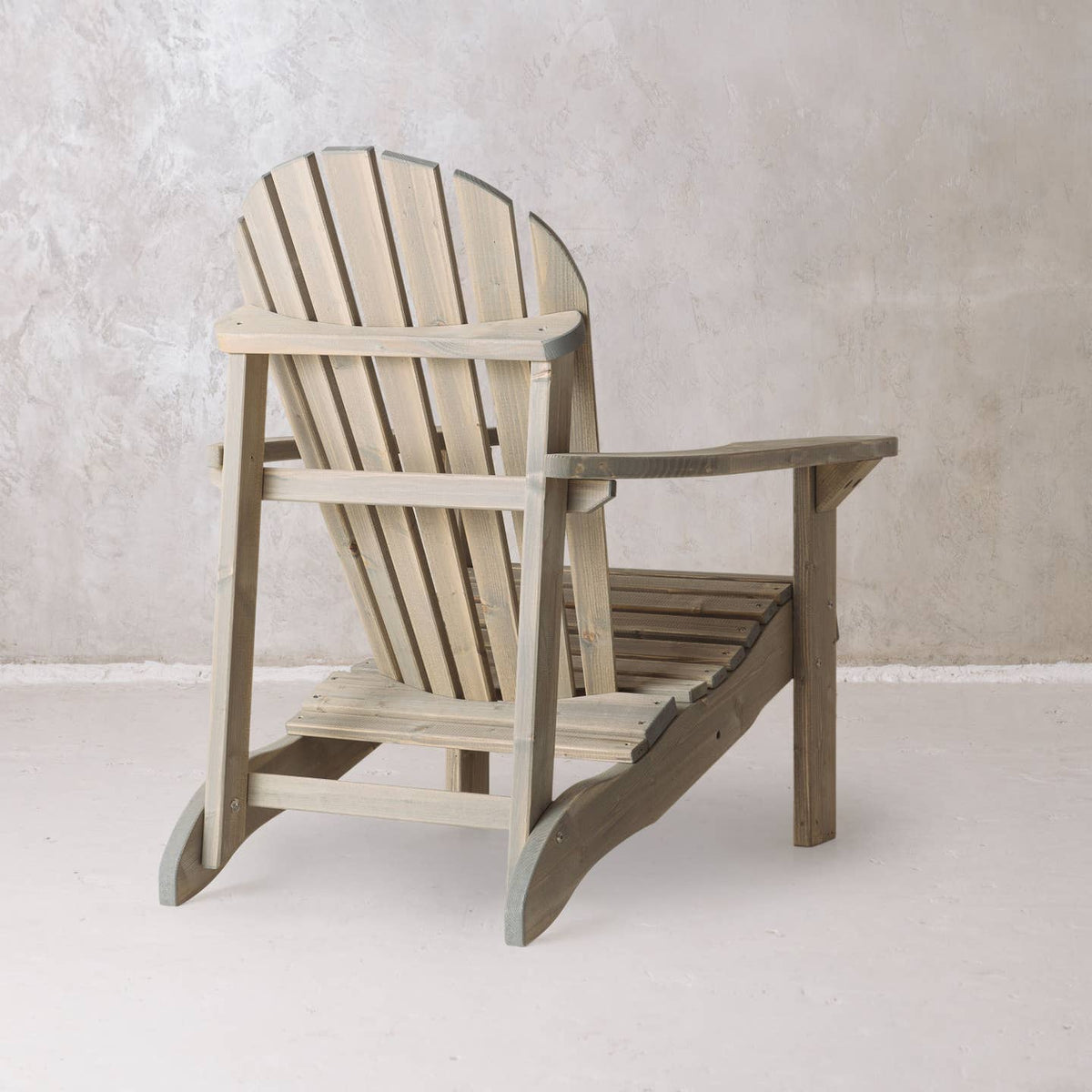 Gartenstuhl Adirondack, in grau, aus Kiefernholz