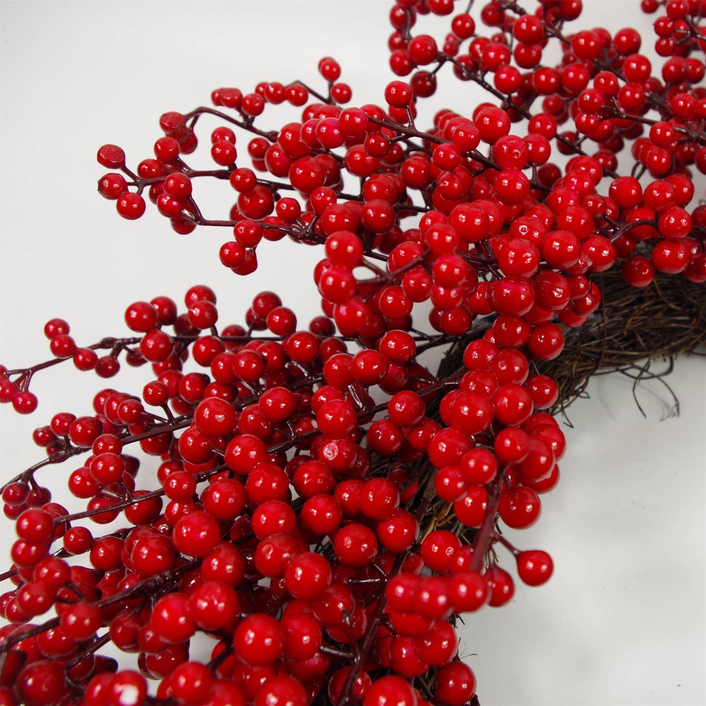XL Weihnachtskranz mit roten Beeren – Deko für die Festtage