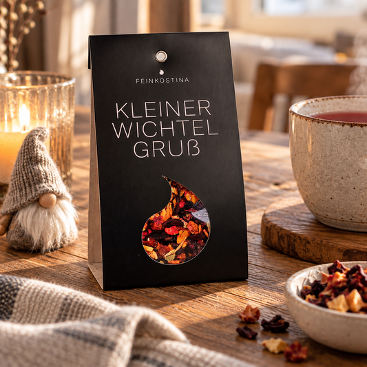 Kleiner Wichtelgruß – Omas Beerentrunk Früchtetee