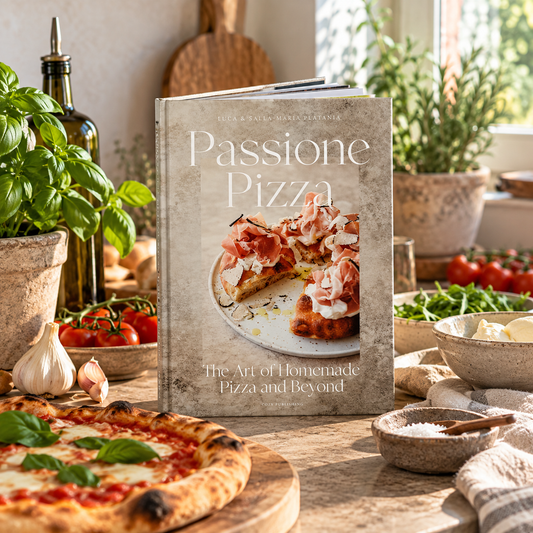 Kochbuch Passione Pizza, für hausgemachte Pizza & Rezepte, englischsprachige Ausgabe