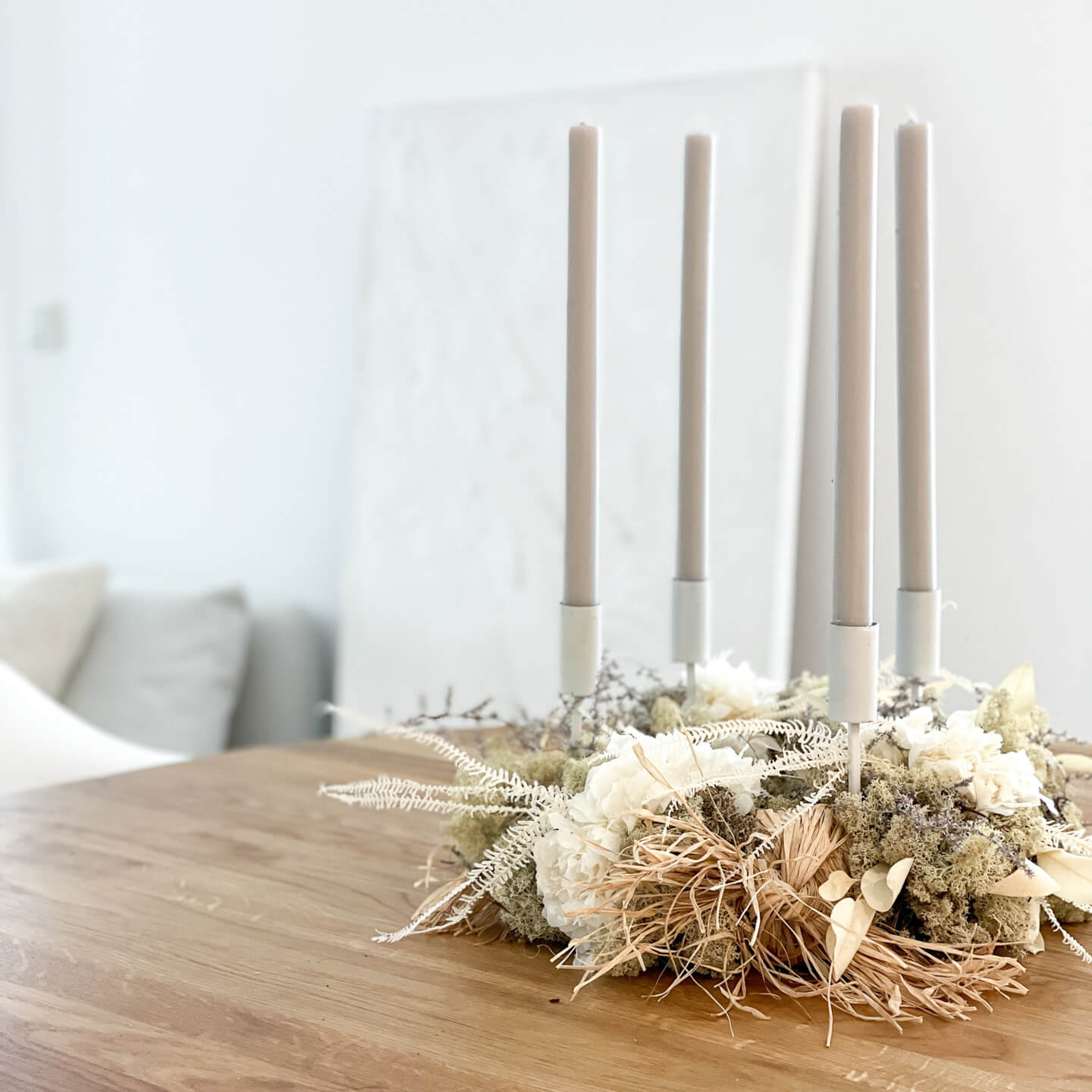 Adventskranz Trockenblumen Signature