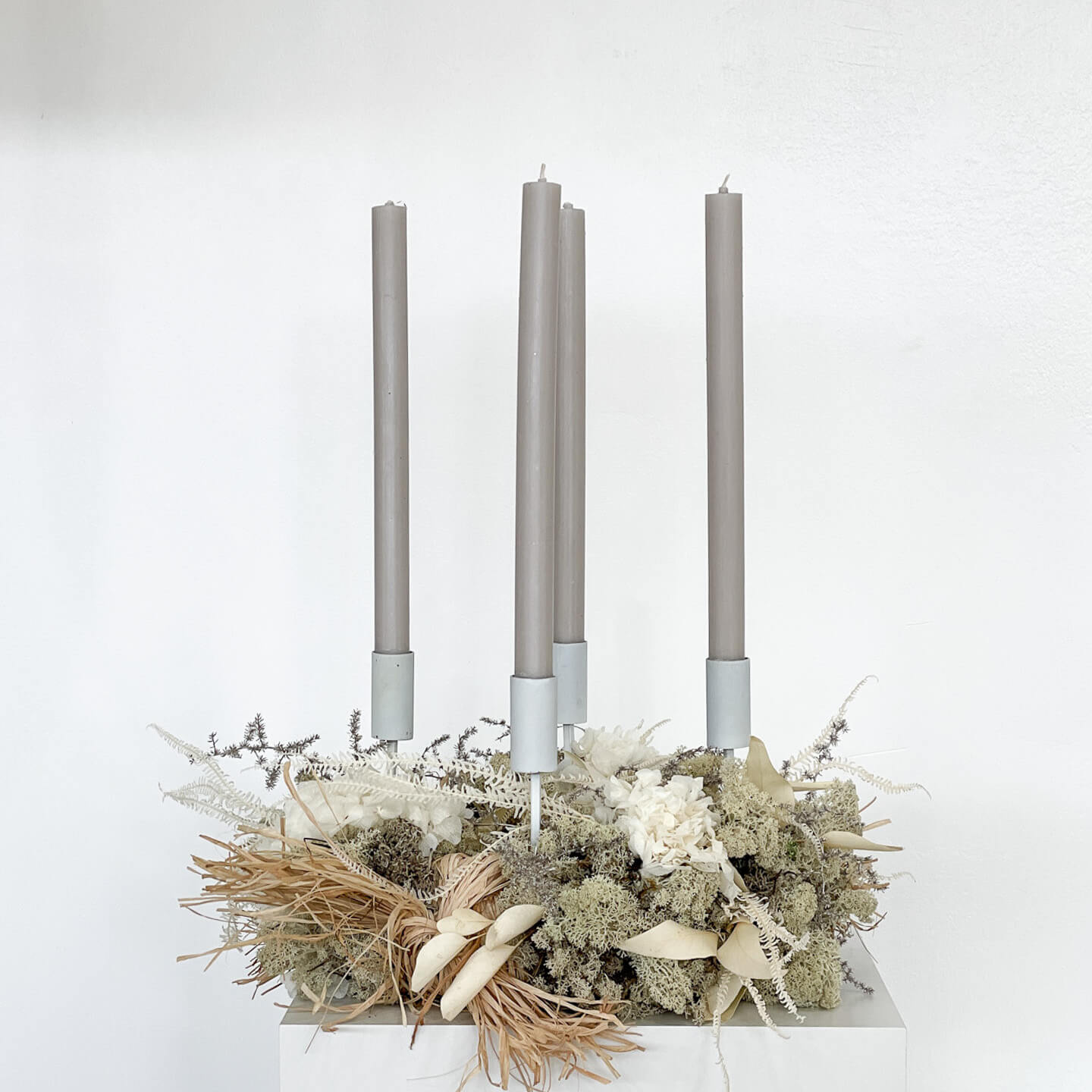Adventskranz Trockenblumen Signature