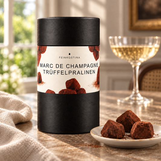 Marc de Champagne Trüffelpralinen – Zartschmelzend mit feiner Champagnernote