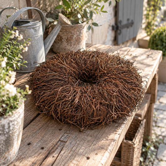 Naturkranz Salim, Naturmaterial, Ø45 cm, natürliche Optik