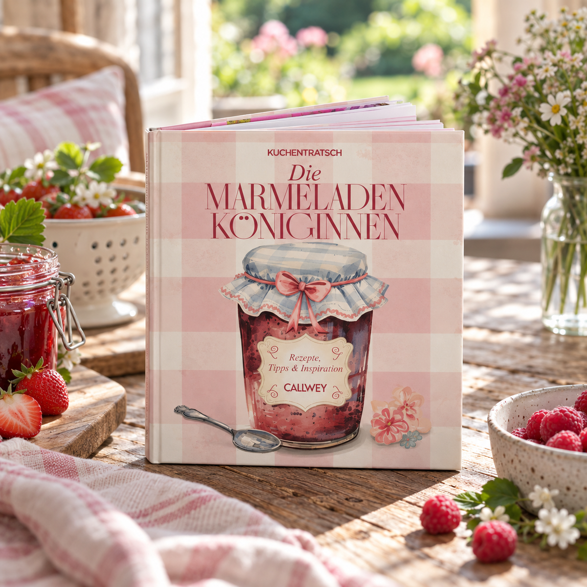 Rezeptbuch, Die Marmeladen-Königinnen, über 60 Rezepte und Tipps