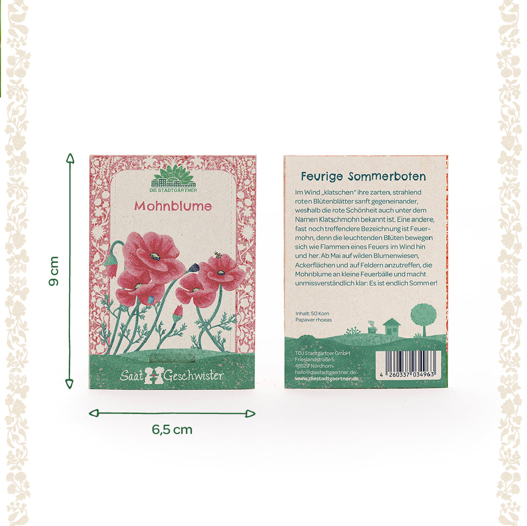 Saatgut Mohnblume
