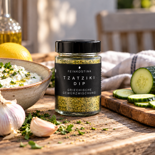 Tzatziki Gewürzmischung & Dip – mediterraner Genuss für Zuhause